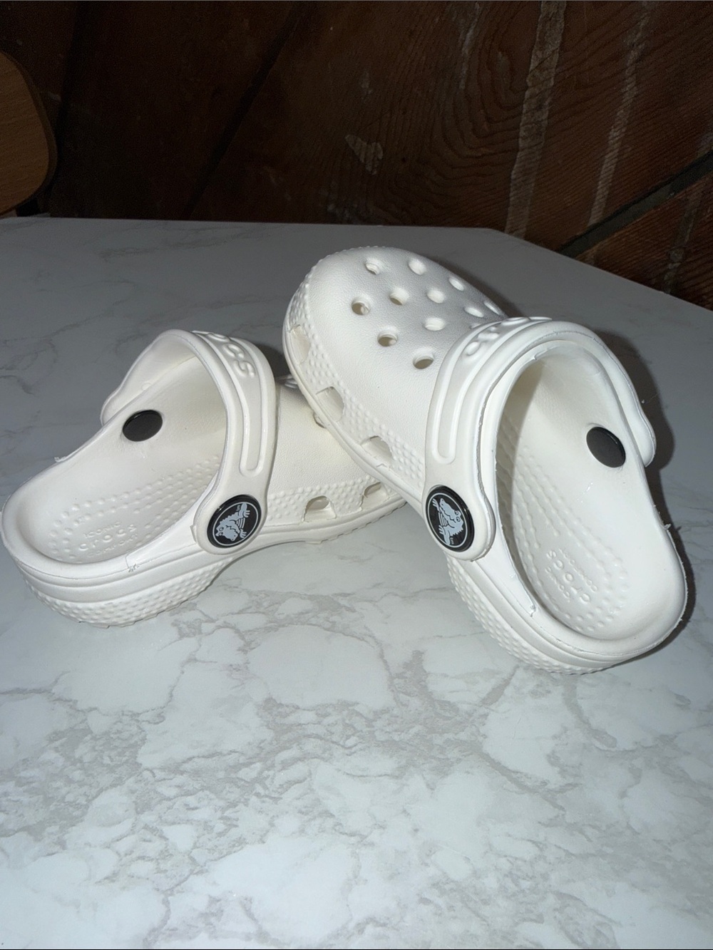 Crocs Classic Clog Baby Shoes - White